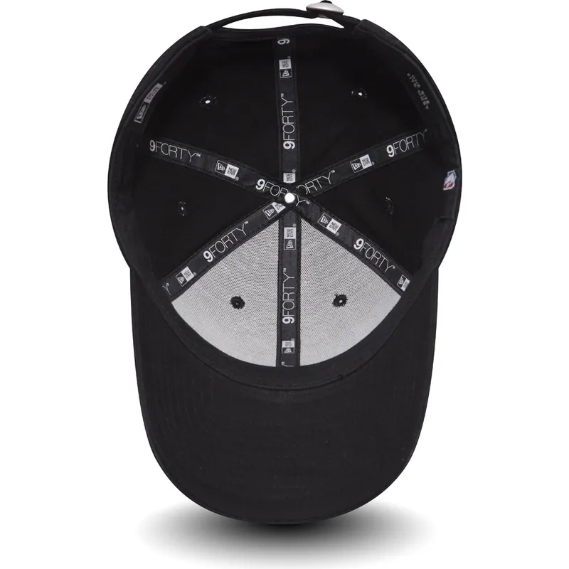 kepure-islenkta-juoda-reguliuojamas-9forty-felt-infill-brooklyn-nets-nba-new-era
