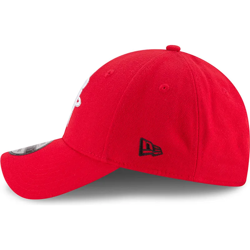 kepure-islenkta-raudona-reguliuojamas-9forty-the-league-houston-rockets-nba-new-era