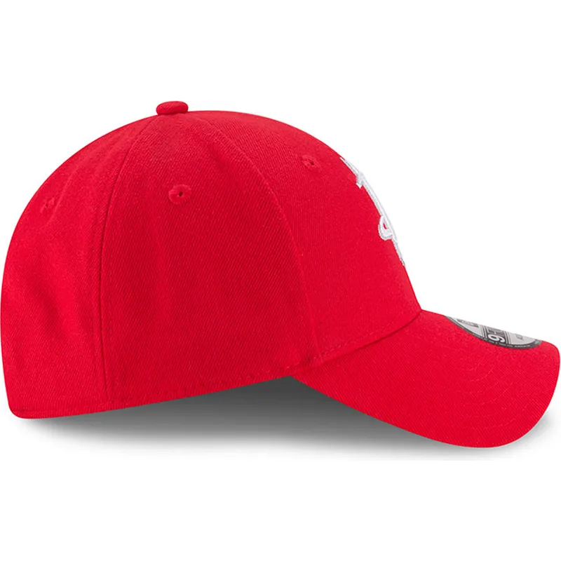 kepure-islenkta-raudona-reguliuojamas-9forty-the-league-houston-rockets-nba-new-era