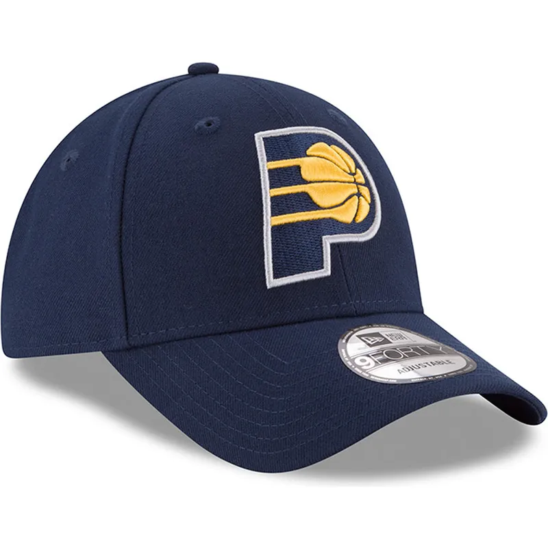 kepure-islenkta-melyna-reguliuojamas-9forty-the-league-indiana-pacers-nba-new-era