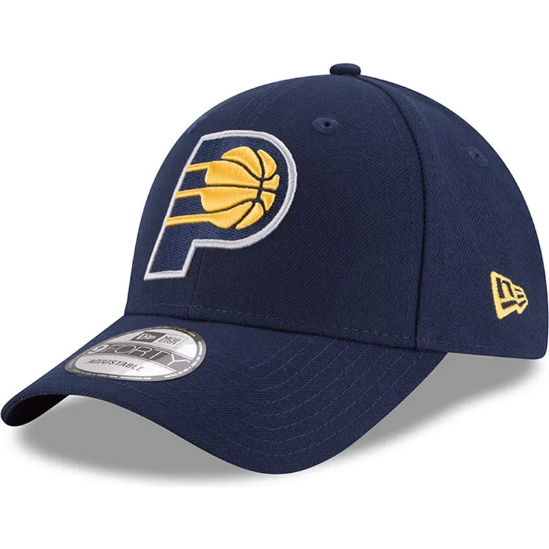 kepure-islenkta-tamsiai-melyna-reguliuojamas-9forty-the-league-indiana-pacers-nba-new-era
