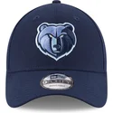 kepure-islenkta-melyna-reguliuojamas-bordado-9forty-the-league-memphis-grizzlies-nba-new-era