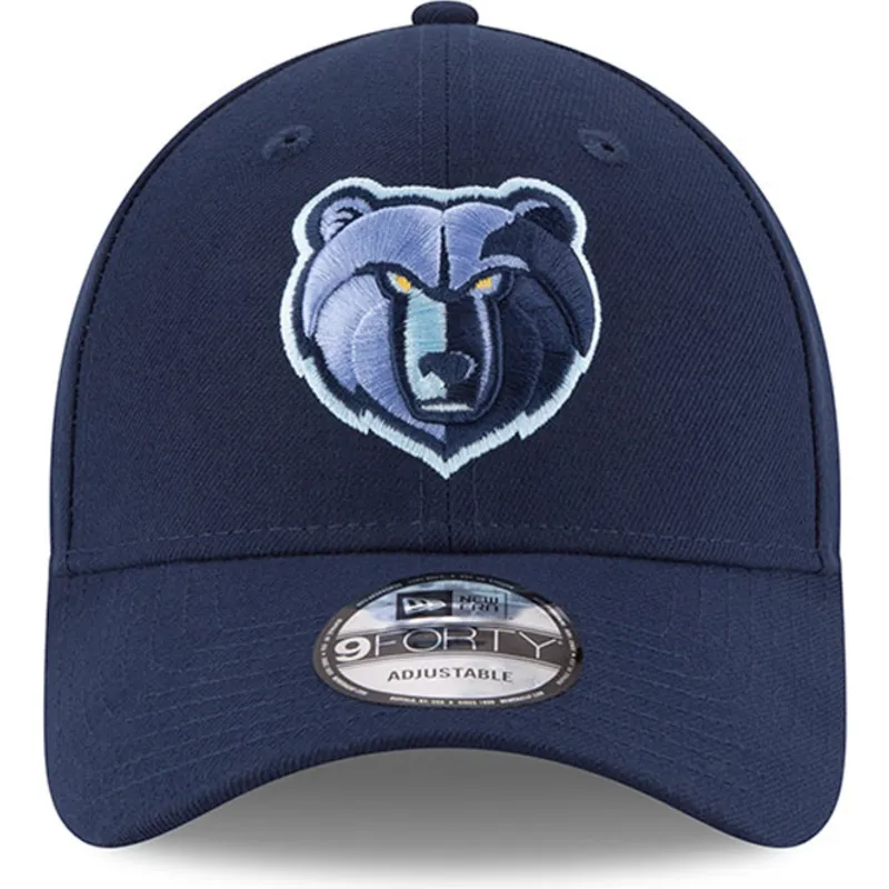kepure-islenkta-melyna-reguliuojamas-bordado-9forty-the-league-memphis-grizzlies-nba-new-era