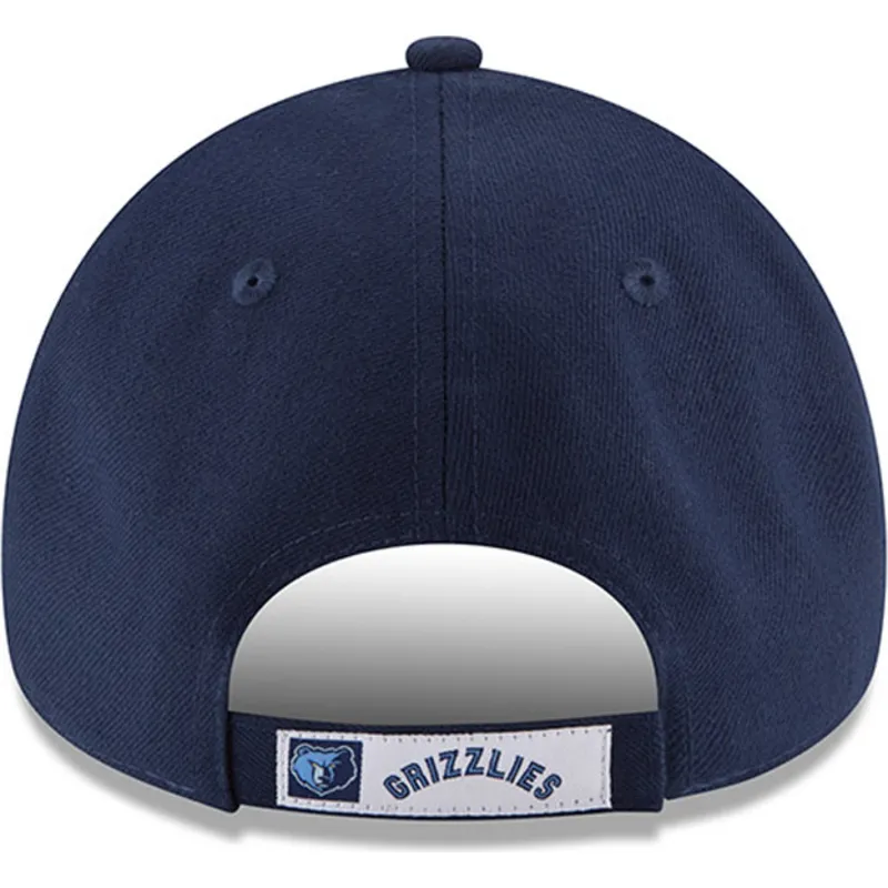 kepure-islenkta-melyna-reguliuojamas-bordado-9forty-the-league-memphis-grizzlies-nba-new-era