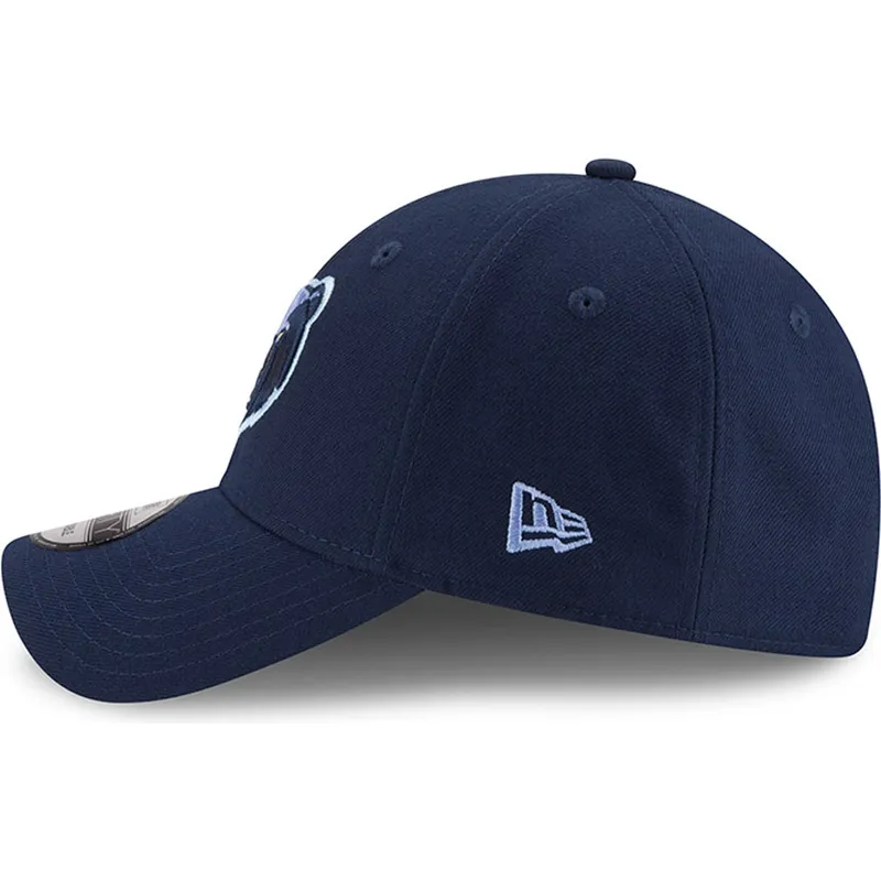 kepure-islenkta-melyna-reguliuojamas-bordado-9forty-the-league-memphis-grizzlies-nba-new-era
