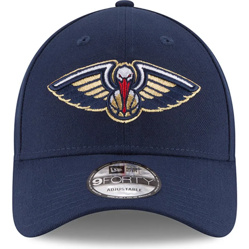 kepure-islenkta-tamsiai-melyna-reguliuojamas-9forty-the-league-new-orleans-pelicans-nba-new-era