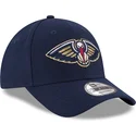 kepure-islenkta-tamsiai-melyna-reguliuojamas-9forty-the-league-new-orleans-pelicans-nba-new-era