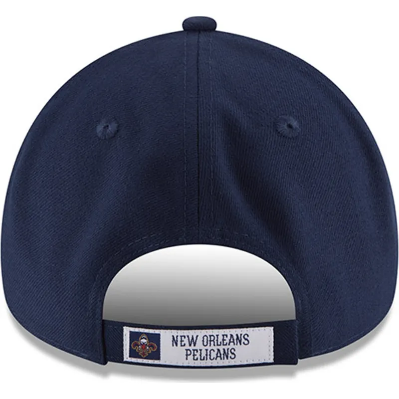 kepure-islenkta-tamsiai-melyna-reguliuojamas-9forty-the-league-new-orleans-pelicans-nba-new-era