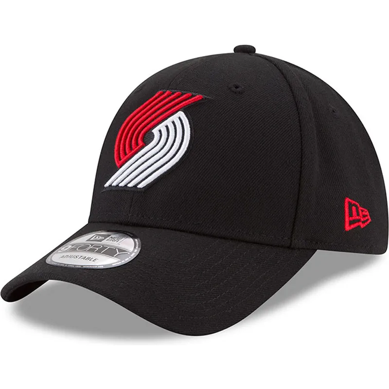 cap-islenkta-black-adjustable-strap-9forty-the-league-portland-trail-blazers-nba-new-era