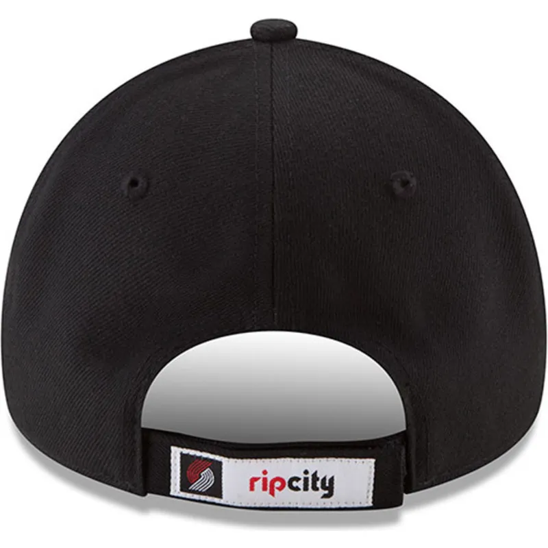 kepure-islenkta-juoda-reguliuojamas-9forty-the-league-portland-trail-blazers-nba-new-era