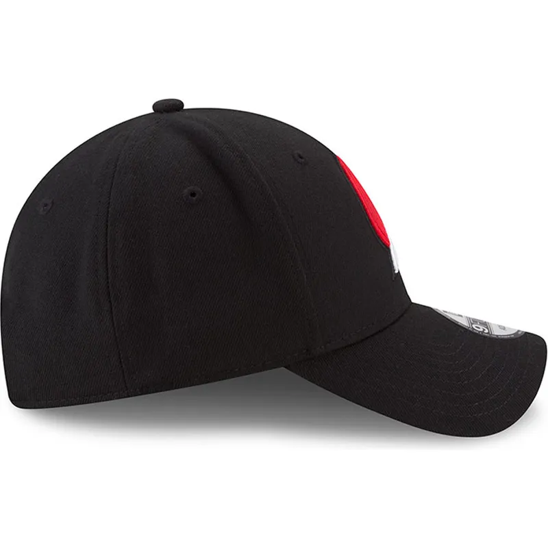 kepure-islenkta-juoda-reguliuojamas-9forty-the-league-portland-trail-blazers-nba-new-era