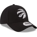 kepure-islenkta-juoda-reguliuojamas-9forty-the-league-toronto-raptors-nba-new-era