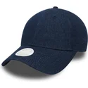 kepure-islenkta-melyna-reguliuojamas-efecto-vaquero-9forty-denim-new-era
