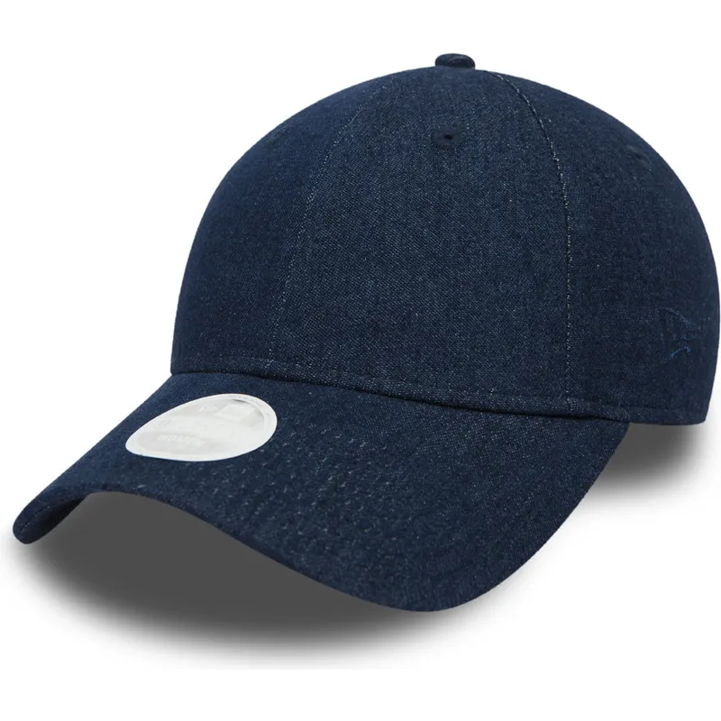kepure-islenkta-melyna-reguliuojamas-efecto-vaquero-9forty-denim-new-era