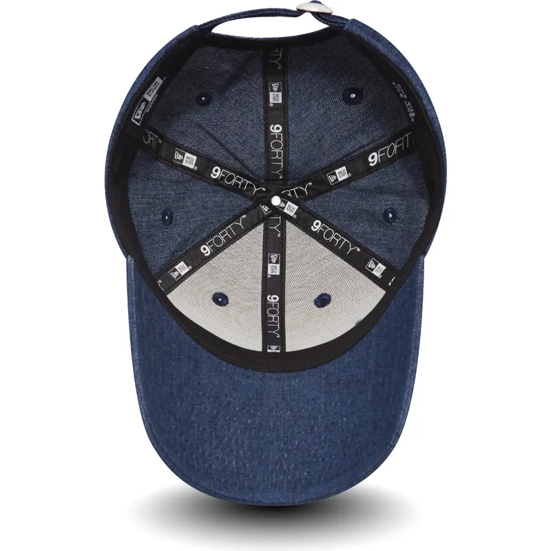 kepure-islenkta-melyna-reguliuojamas-efecto-vaquero-9forty-denim-new-era