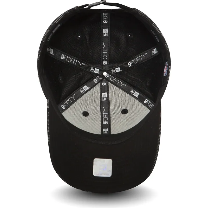 kepure-islenkta-juoda-reguliuojamas-9forty-night-time-reflective-las-vegas-raiders-nfl-new-era