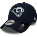 kepure-islenkta-tamsiai-melyna-reguliuojamas-9forty-the-league-los-angeles-rams-nfl-new-era