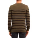 sweter-zielona-edmonder-striped-military-volcom