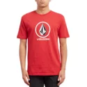 t-shirt-krotki-rekaw-czerwona-crisp-stone-engine-red-volcom