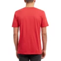 t-shirt-krotki-rekaw-czerwona-radiate-engine-red-volcom
