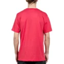 t-shirt-krotki-rekaw-czerwona-disruption-deep-red-volcom