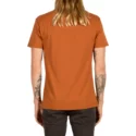 t-shirt-krotki-rekaw-brazowa-budy-copper-volcom