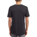 t-shirt-krotki-rekaw-czarna-z-logo-pomaranczowa-stone-blank-black-volcom