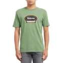 t-shirt-krotki-rekaw-zielona-cresticle-dark-kelly-volcom