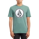 t-shirt-krotki-rekaw-zielona-classic-stone-pine-volcom
