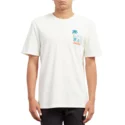 t-shirt-krotki-rekaw-biala-cryptic-isle-dirty-white-volcom