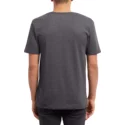 t-shirt-krotki-rekaw-czarna-z-szarym-logo-pinline-stone-heather-black-volcom
