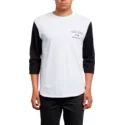 t-shirt-renkaw-3-4-biala-enabler-white-volcom