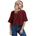 t-shirt-krotki-rekaw-czerwona-recommended-4-me-burgundy-volcom