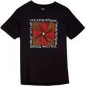 t-shirt-krotki-rekaw-czarna-dla-dziecka-stoneradiator-black-volcom