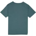 t-shirt-krotki-rekaw-zielona-dla-dziecka-pinline-stone-pine-volcom