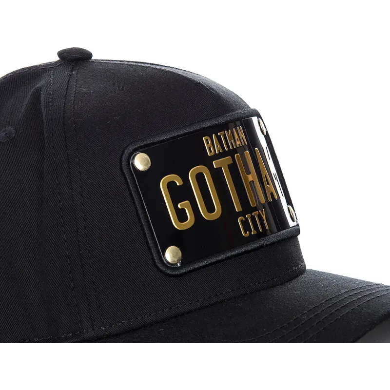 kepure-islenkta-juoda-snapback-placa-gotham-city-batp4-batman-dc-comics-capslab kepure-islenkta-juoda-snapback-placa-gotham-city-batp4-batman-dc-comics-capslab