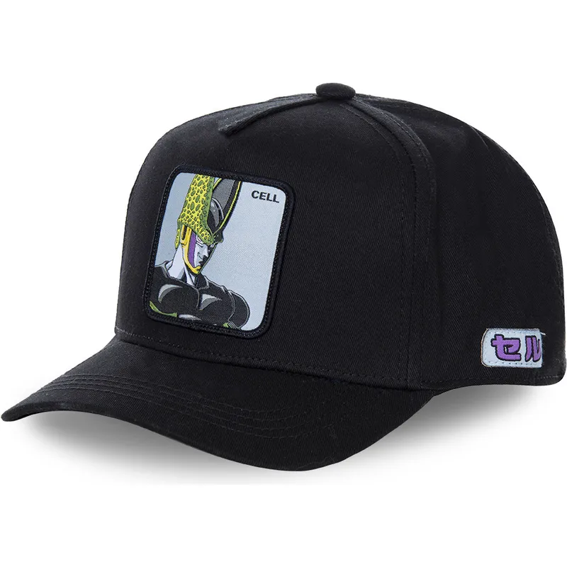 kepure-islenkta-juoda-snapback-celc-cell-dragon-ball-capslab