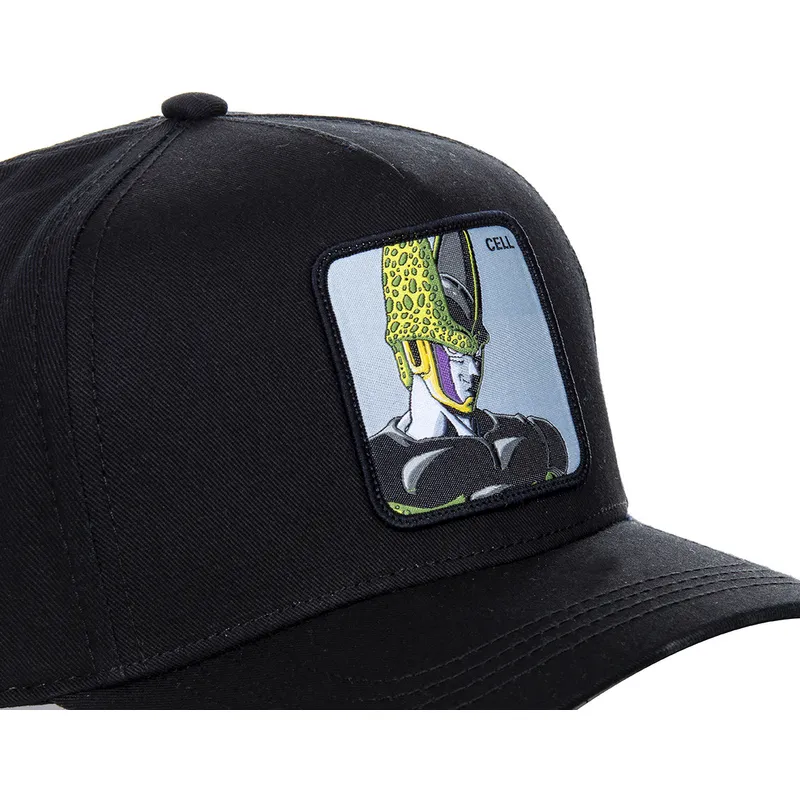 kepure-islenkta-juoda-snapback-celc-cell-dragon-ball-capslab