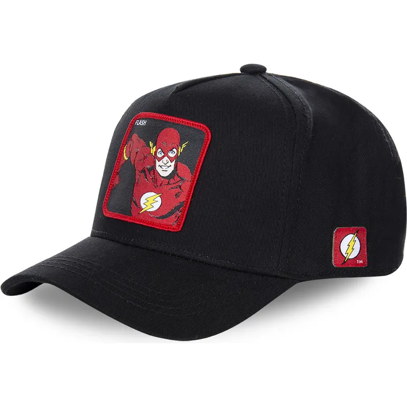 kepure-islenkta-juoda-snapback-clasico-fla2-flash-dc-comics-capslab