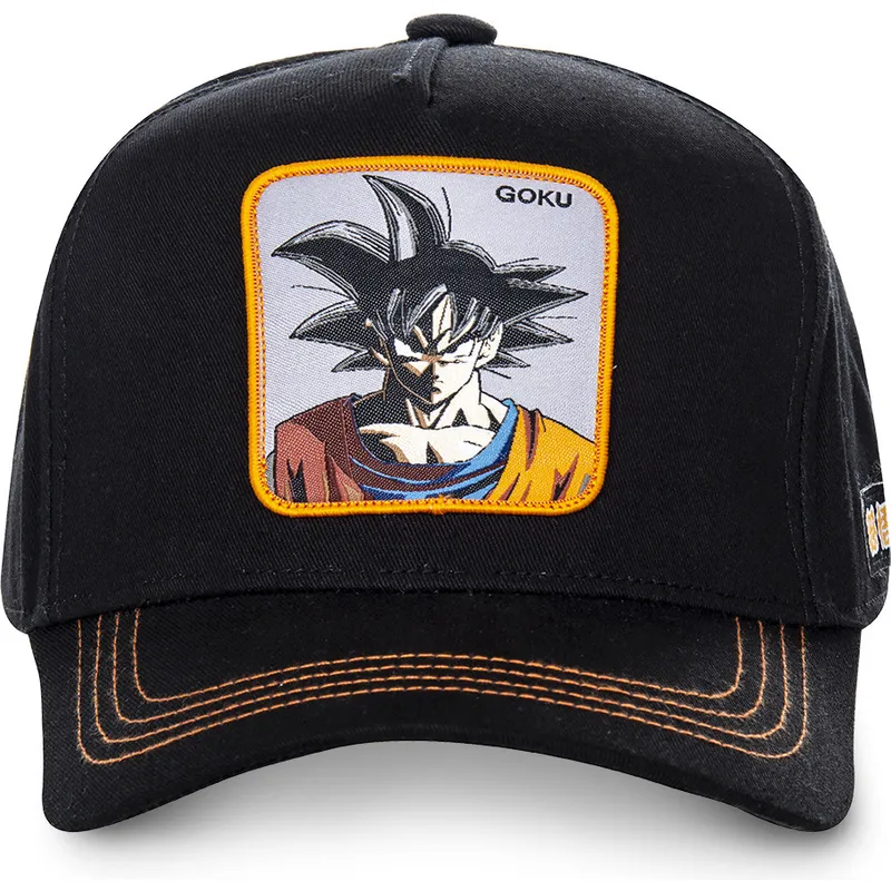 kepure-islenkta-juoda-snapback-gokc-son-goku-dragon-ball-capslab