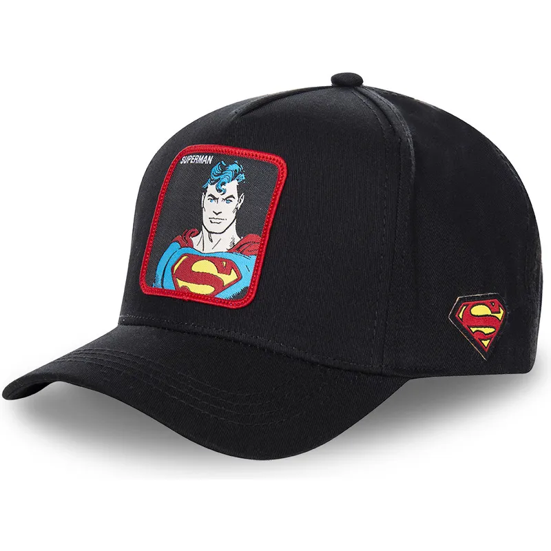 kepure-islenkta-juoda-snapback-clasico-sup4-superman-dc-comics-capslab