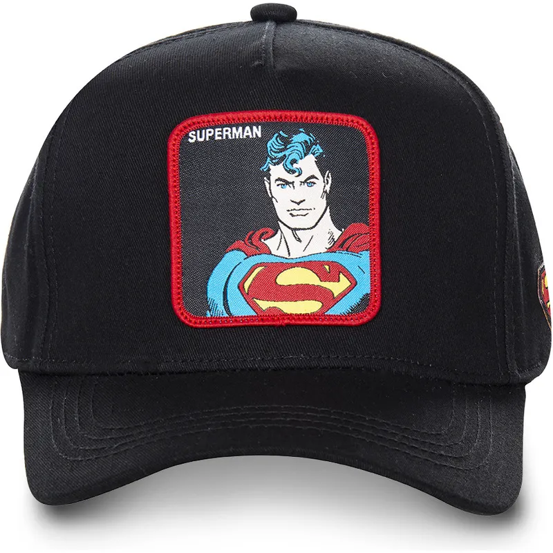 kepure-islenkta-juoda-snapback-clasico-sup4-superman-dc-comics-capslab