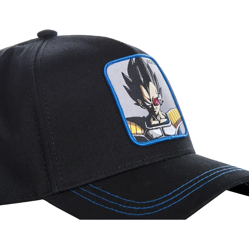 kepure-islenkta-juoda-snapback-vegc-vegeta-dragon-ball-capslab