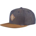 snapback-2tone-oxford-niebiesko-brazowa-czapka-6-panelowa-djinns