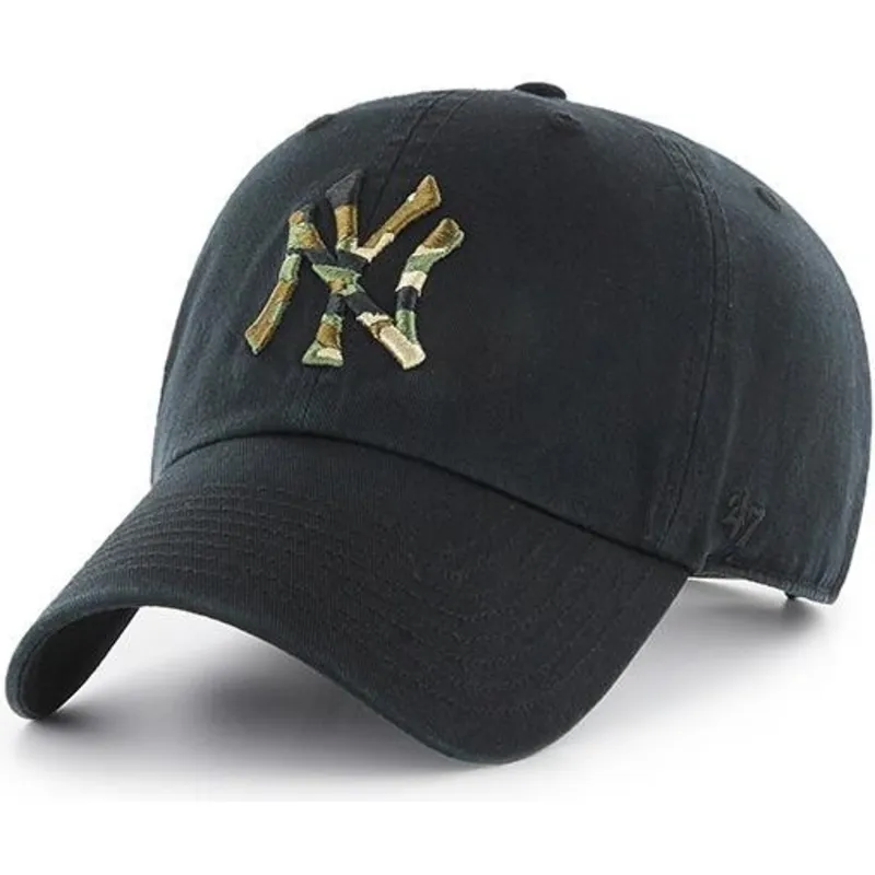 kepure-islenkta-juoda-reguliuojamas-new-york-yankees-mlb-47-brand
