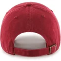 czerwona-zakrzywiona-czapka-new-york-yankees-mlb-clean-up-marki-47-brand