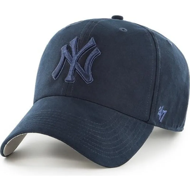 kepure-islenkta-tamsiai-melyna-reguliuojamas-new-york-yankees-mlb-47-brand