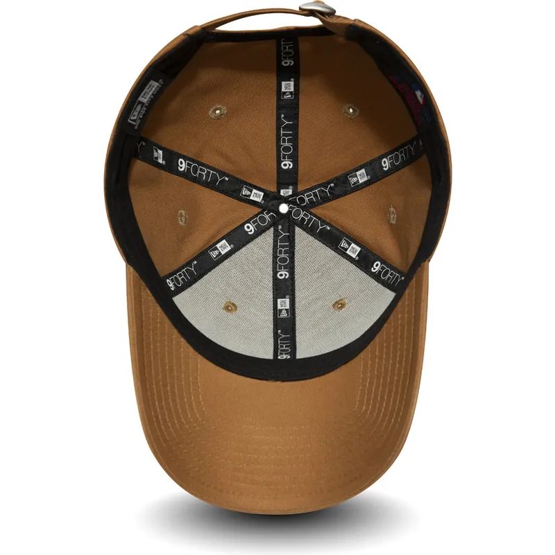 kepure-islenkta-ruda-reguliuojamas-9forty-essential-new-york-yankees-mlb-new-era