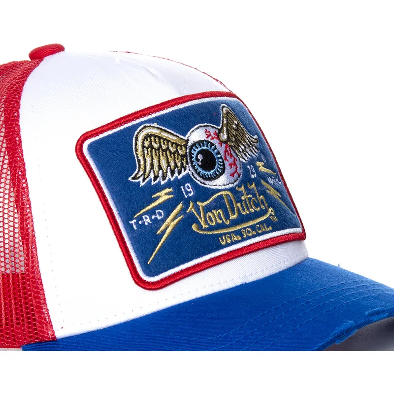 kepure-islenkta-balta-snapback-truck18-von-dutch