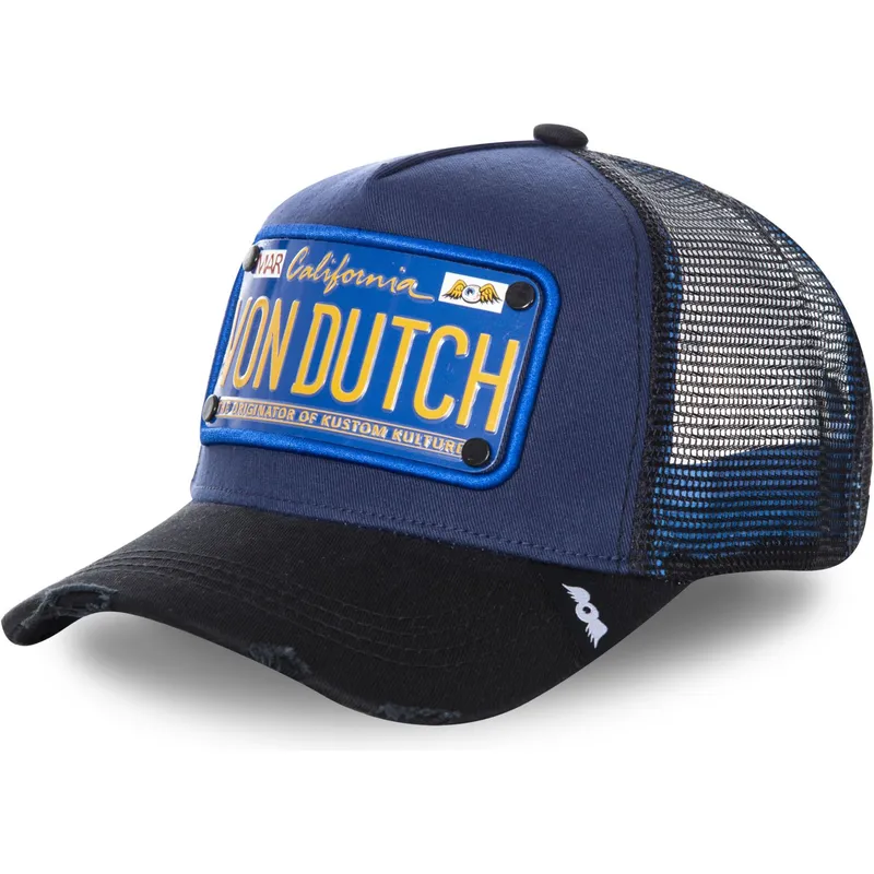 kepure-islenkta-tamsiai-melyna-snapback-placa-truck15-von-dutch